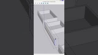 Scaling by Grabbing Geometry #sketchup #3dmodeling