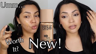 NEW MAKEUP FOREVER HD SKIN FOUNDATION REVIEW + WEAR TEST