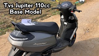 Tvs Jupiter 110cc 2nd Base Model 🥳 लेकिन भाई इसमें फीचर्स कुछ नहीं है 😥 Tvs Jupiter 110cc