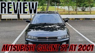 REVIEW MITSUBISHI GALANT 2001 AUTOMATIC FULL ORIGINAL MULUS PLAT D