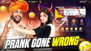 Girl Come To My Home & Voice Change Prank On Baccha Youtuber Gone Wrong 😱 - Garena Free Fire Max