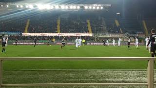 Atalanta - Pescara dal PitchView: azione di gioco 30 novembre 2016