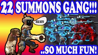 22 SUMMONS GANG!! Destroys!!! Soulstone Survivors: Op Dmg+ Speed!