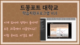 DMU VLE 드몽포트 대학교 학습지원프로그램만 있으면 좋은 성적을 받을 수 있다!