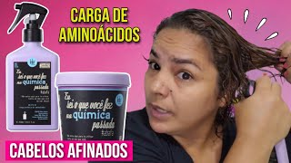 Lola Cosmetics Eu sei o que você fez na química passada | Tratamento encorpa fios