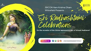 Sri Radhashtami Celebrations 2024 #iskconhkdham #radhastami