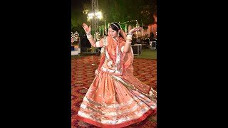 graceful and elegant traditional rajputi ghoomar dance