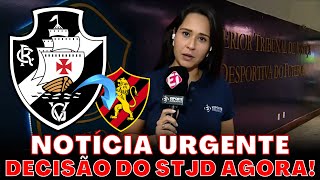 STJD CONFIRMOU! ACABOU DE SAIR! PEGOU TODOS DE SURPRESA! NOTÍCIAS DO VASCO HOJE