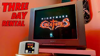 Nightmare Creatures - Three Day Rental. Nintendo 64, Game Review