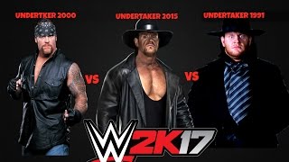 Undertaker 91 vs Undertaker 00 vs Undertaker 15 Who Is The Strongest ? WWE 2K17