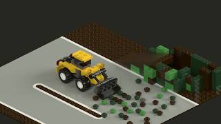 Lego Bulldozer