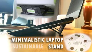 The BEST Minimalistic & Sustainable Portable Laptop Stand!