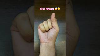 Hand Magic ✨😱Four Fingers #shorts #viral #youtubeshorts #funny #magic