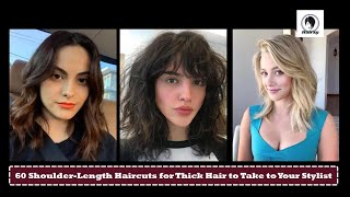 60 Shoulder Length Haircuts for Thick Hair to Take to Your Stylist