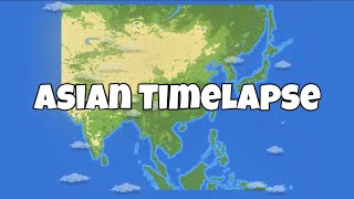 Timelapse of Asia - Worldbox Timelapse