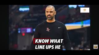 Ime Udoka You Are Not A Offensive COACH #Rockets @LockedOnRockets #bubbadub #sports