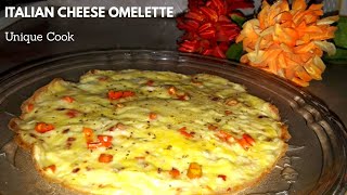 Italian Cheese Omelette|By Unique Cook