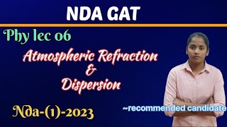 Atmospheric Refraction||Nda-Gat||Nda-(1)-2023