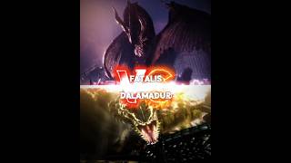 Fatalis VS Dalamadur | Monster Hunter 1v1 | #shorts #sunbreak #mhw #mhwilds