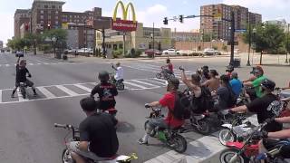 DUDE DATE 2015 - WORLD'S LARGEST PIT BIKE RIDE - DIRT HICKS PRODUCTIONS - LOUISVILLE, KENTUCKY