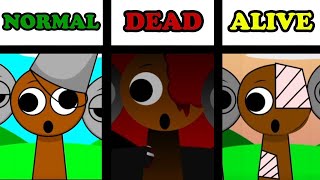 Incredibox Sprunki DEAD Versions Vs ALIVE Versions Vs NORMAL Versions