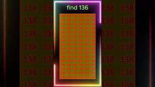 find 136 #shorts