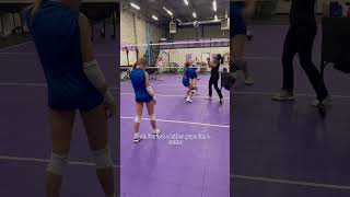 Mic’d up setter trying to hit/block🤣 #volleyballlife #volleyballplayer #volleyballmatch #micdup