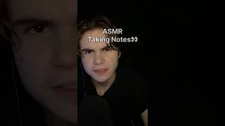 Taking Tingly Notes #asmr