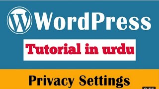 How to Configure Your WordPress General Settings in urdu