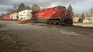 CPKC 8068, 4767 at Alliston Ontario.