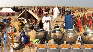 Marriage Ceremony in Desert | Traditional Wedding of Nomadic People In Desert Village Pakistan