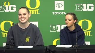 Mimi Colyer & Mackenzie Morris | Postmatch vs. Maryland