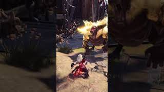 Clash against the Furious Monke  #longsword #furiousrajang #mhwi #shorts