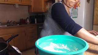 how  to make  semolina  bread  ከሰሞሊኖ ዱቄት የሚጋገር ዳቦ  ፖንኬክ