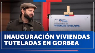 Gorbea: Inauguración Condominio de Viviendas Tuteladas