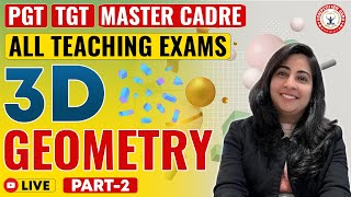 3D Geometry for PGT |  TGT | KVS | NVS | Master Cadre & ALL TEACHING EXAMS #competitionguru