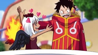 Luffy's reaction after meeting the Boa Hancock Seraphim in One Piece!