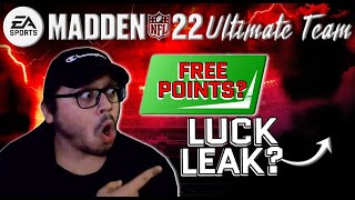 FREE MUT POINTS? Most Feared Madden 22 Debut! | MUT Recap