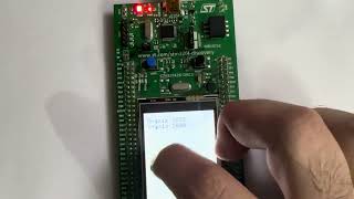 Touch Controller in STM32F429 Discovery