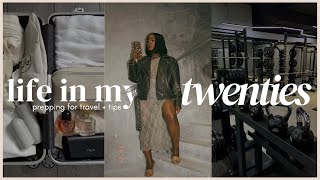 life in my twenties - chatty vlog, getting ready for a trip, fitness updates & more