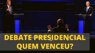 Quem venceu o debate presidencial dos EUA entre Trump e Biden