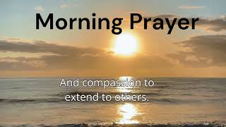 Morning Prayer before you start your day