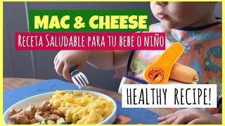 RECETA SALUDABLE  PARA BEBE O NIÑO👶|BUTTERNUT SCUASH Macarroni &Chesse|ReishelLaSuperMamá