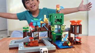 Menyusun Lego Minecraft || Kak Biyan Channel