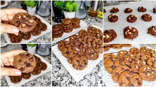 الوصفة الناجحة للكوكيز براونيز🍪 ساهل وبسيط 😍🍫cookies brownies