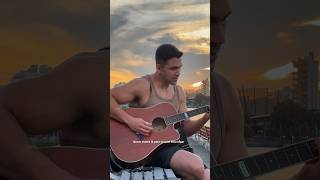 Cantando no pôr do sol 🌅 #singingvideo #sunset #cover #whereveryouwillgo #thecalling #guitar #love