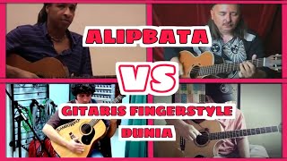 ALIPBATA VS 3 GITARIS TOP DUNIA FINGERSTYLE, SIAPAKAH YANG LEBIH JAGO?