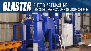 Ocean BLASTER Shot Blast Machine. Every Steel Fabricator's obvious choice