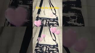 Diy sling bag from scrap #diy #craft #slingbag #scrap