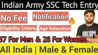 Indian Army SSC Technician Online Form 2021 | Indian Army bharti 2021 | indian army recruitment 2021